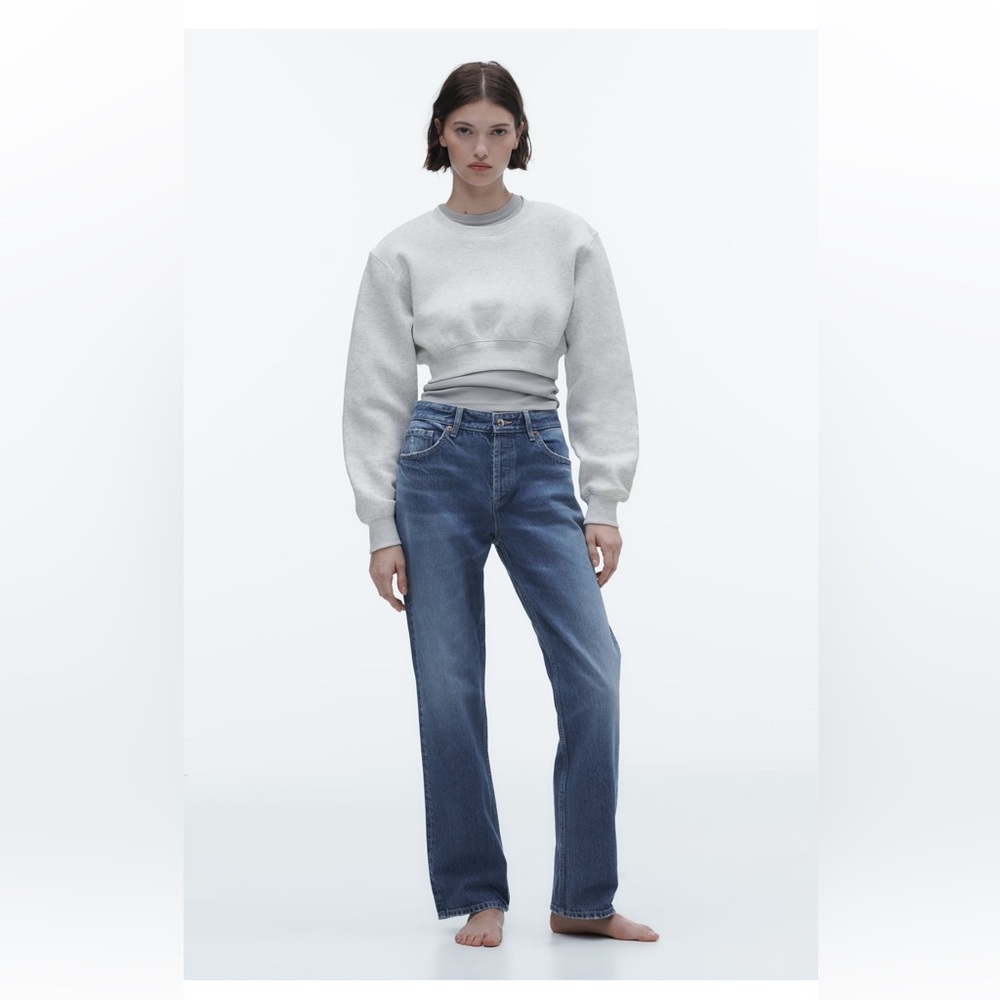 Zara relaxed straight jeans size 28(U.S. 6)